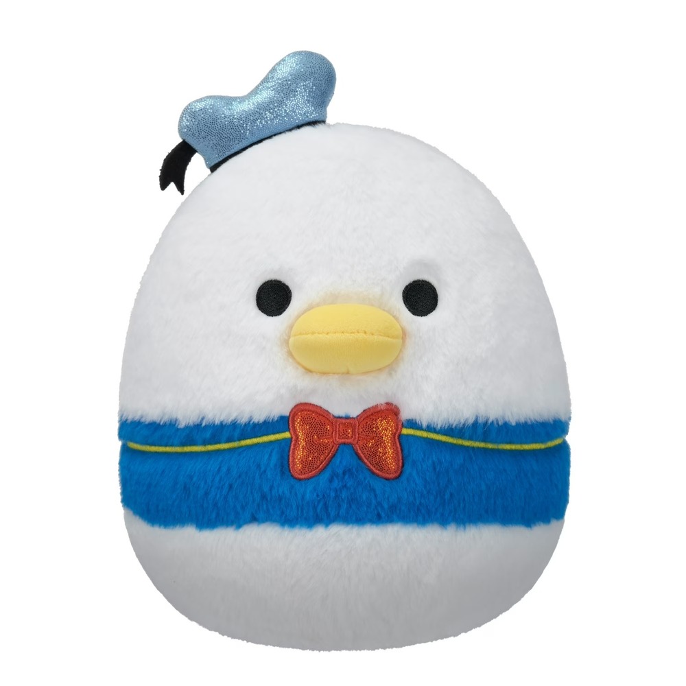 NWT Squishmallows FuzzAMallows Disney Donald Duck 8" Plush Disneyland